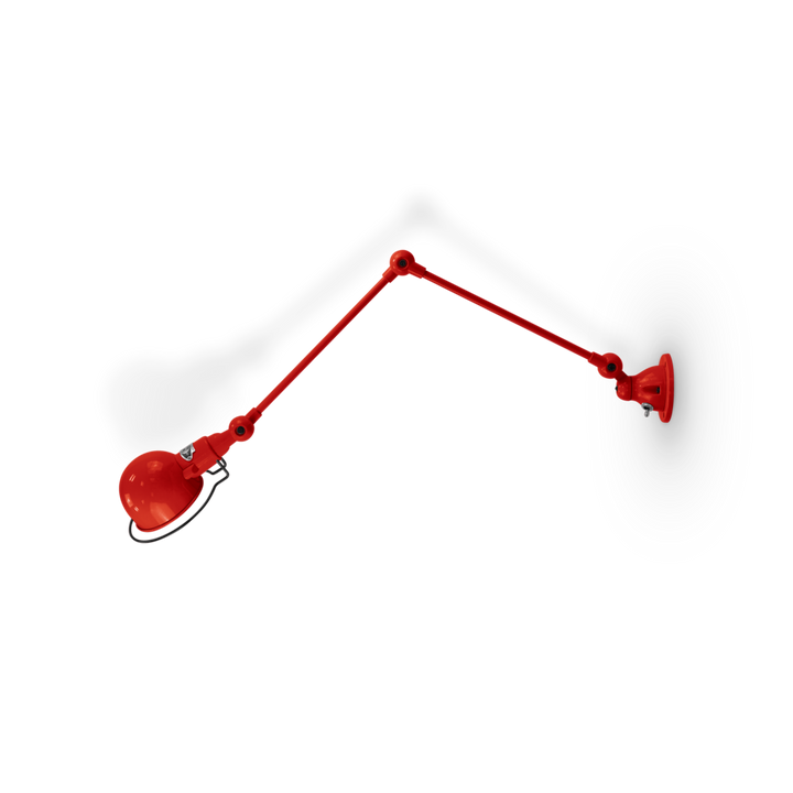 Signal 2 - Arm Wall Sconce - SI331 - Glossy Finish - Jielde - Wall Sconces - No Switch - Red - RAL3020 - HORNE