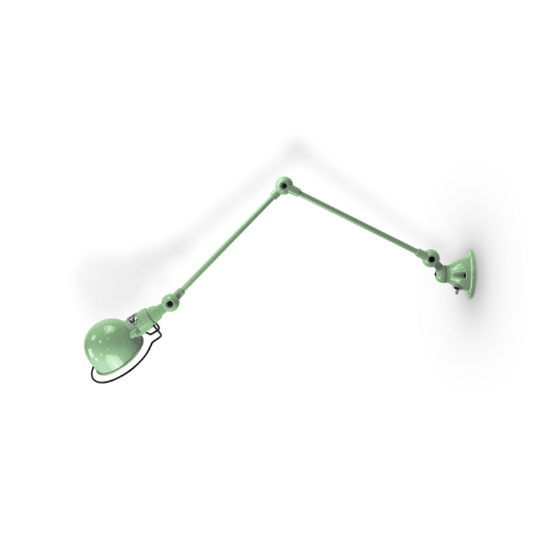 Signal 2 - Arm Wall Sconce - SI331 - Glossy Finish - Jielde - Wall Sconces - No Switch - Apple Green - RAL6018 - HORNE