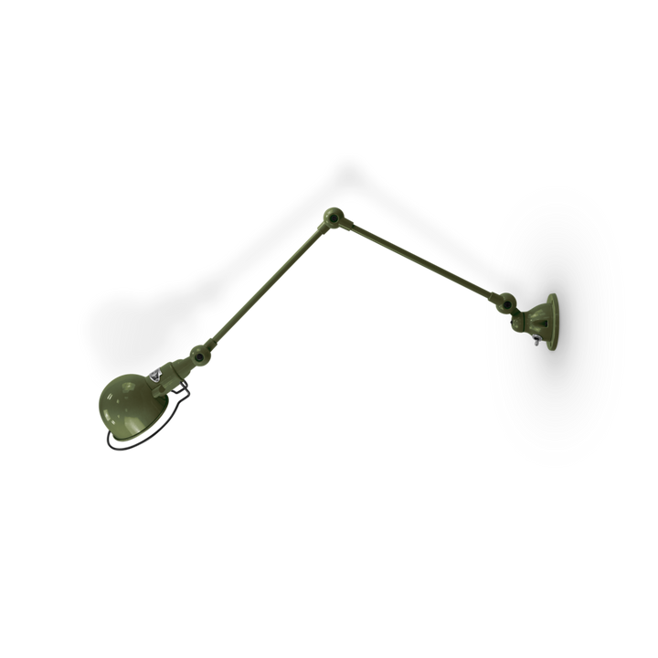 Signal 2 - Arm Wall Sconce - SI331 - Glossy Finish - Jielde - Wall Sconces - No Switch - Olive Green - RAL6003 - HORNE