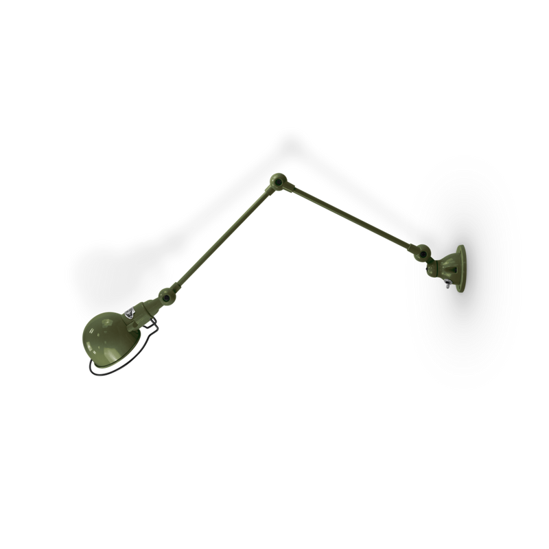 Signal 2 - Arm Wall Sconce - SI331 - Glossy Finish - Jielde - Wall Sconces - No Switch - Apple Green - RAL6018 - HORNE