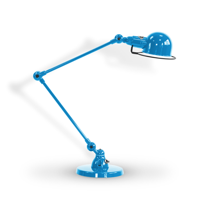 Signal Desk Lamp - SI333 - Jielde - Table + Task - Glossy - Blue - RAL5012 - HORNE
