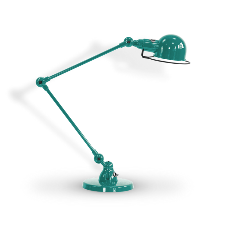 Signal Desk Lamp - SI333 - Jielde - Table + Task - Glossy - Water Blue - RAL5021 - HORNE