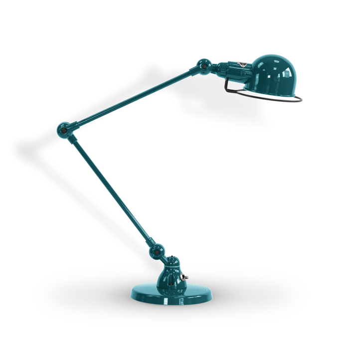Signal Desk Lamp - SI333 - Jielde - Table + Task - Glossy - Ocean Blue - RAL5020 - HORNE