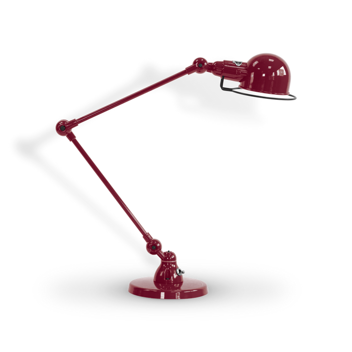 Signal Desk Lamp - SI333 - Jielde - Table + Task - Glossy - Burgundy - RAL3005 - HORNE