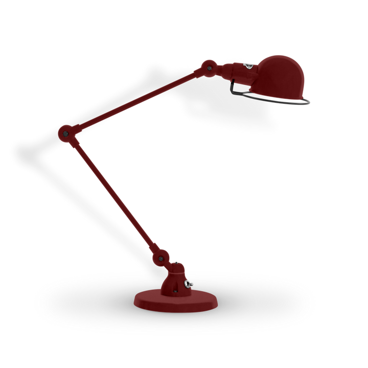 Signal Desk Lamp - SI333 - Jielde - Table + Task - Matte - Burgundy - RAL3005 - HORNE