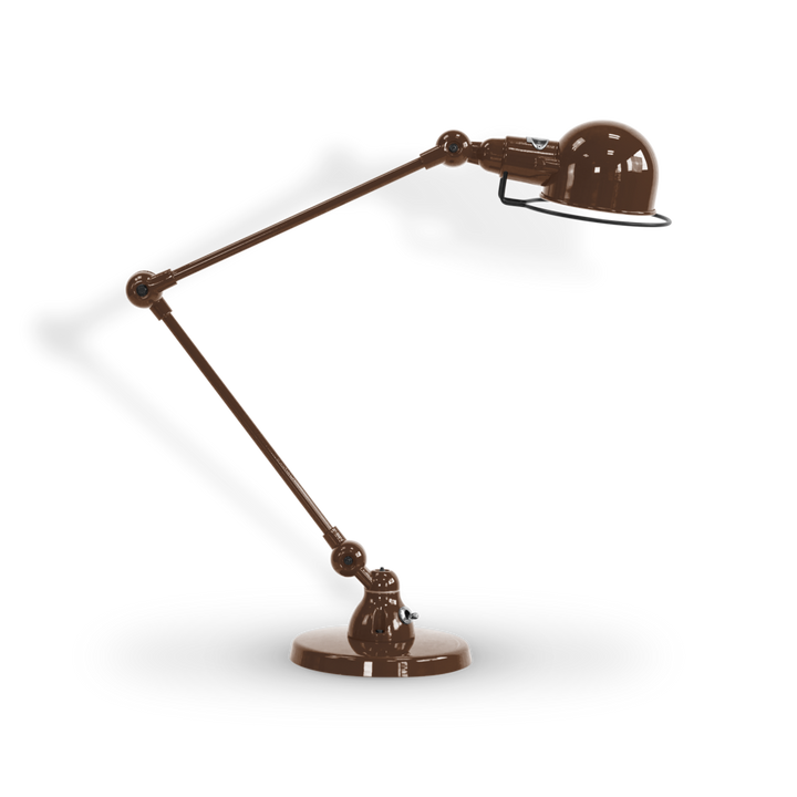 Signal Desk Lamp - SI333 - Jielde - Table + Task - Glossy - Chocolate - RAL8017 - HORNE