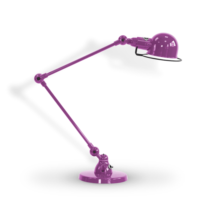 Signal Desk Lamp - SI333 - Jielde - Table + Task - Glossy - Fuschia - RAL4008 - HORNE