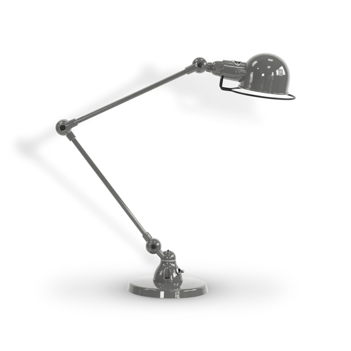 Signal Desk Lamp - SI333 - Jielde - Table + Task - Glossy - Mouse Grey - RAL7005 - HORNE