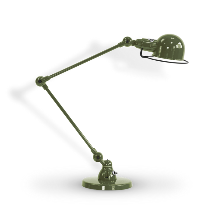 Signal Desk Lamp - SI333 - Jielde - Table + Task - Glossy - Olive Green - RAL6003 - HORNE
