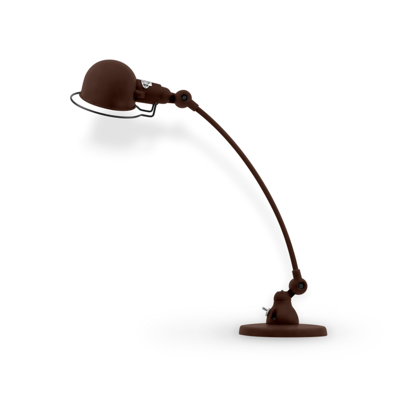 Signal Curved Arm Desk Lamp - SIC400 - Jielde - Table + Task - Matte - Blue - RAL5012 - HORNE