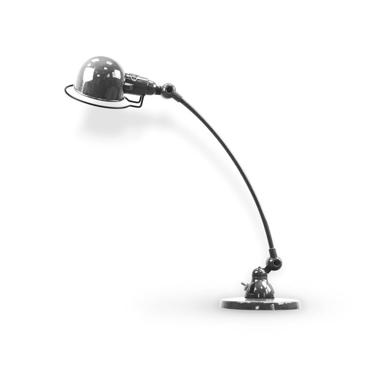 Signal Curved Arm Desk Lamp - SIC400 - Jielde - Table + Task - Glossy - Chromed - HORNE
