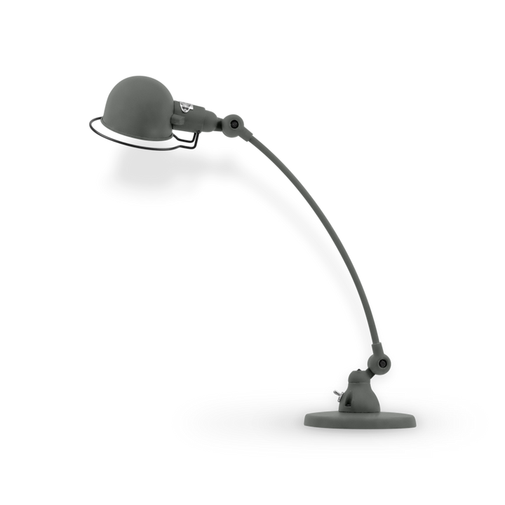 Signal Curved Arm Desk Lamp - SIC400 - Jielde - Table + Task - Matte - Mouse Grey - RAL7005 - HORNE