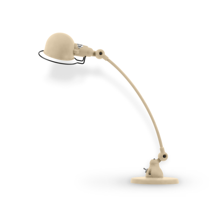 Signal Curved Arm Desk Lamp - SIC400 - Jielde - Table + Task - Matte - Ivory - RAL1015 - HORNE