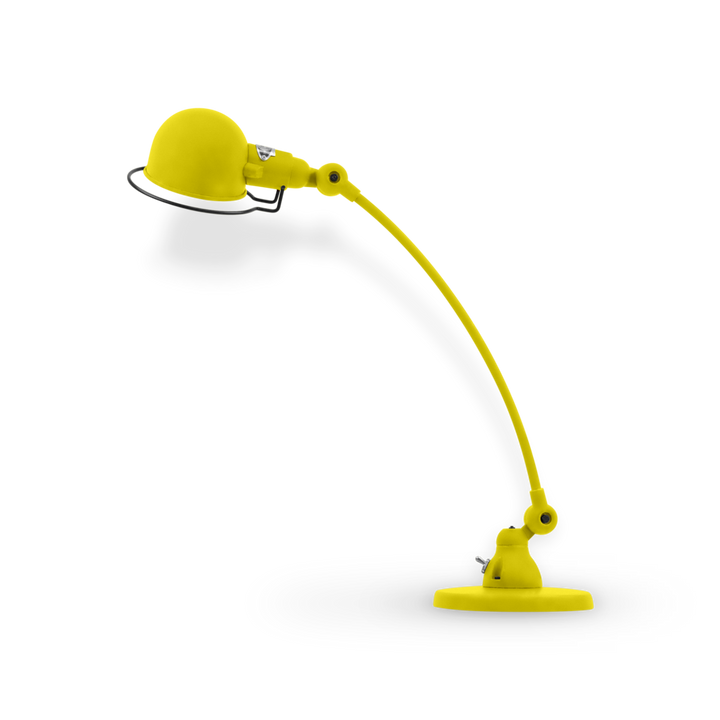 Signal Curved Arm Desk Lamp - SIC400 - Jielde - Table + Task - Matte - Yellow Sulfur - RAL1016 - HORNE