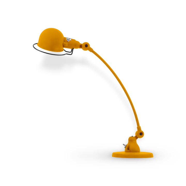 Signal Curved Arm Desk Lamp - SIC400 - Jielde - Table + Task - Matte - Mustard - RAL1003 - HORNE