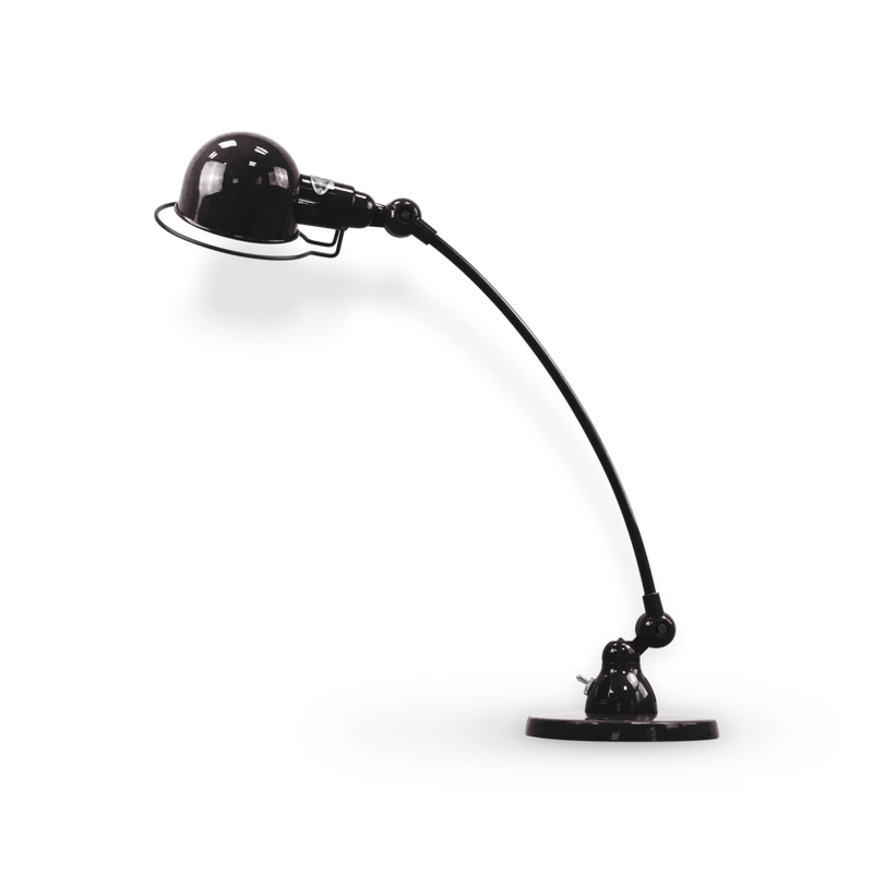 Signal Curved Arm Desk Lamp - SIC400 - Jielde - Table + Task - Matte - Blue - RAL5012 - HORNE