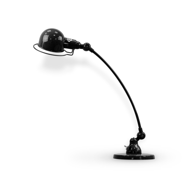 Signal Curved Arm Desk Lamp - SIC400 - Jielde - Table + Task - Matte - Blue - RAL5012 - HORNE