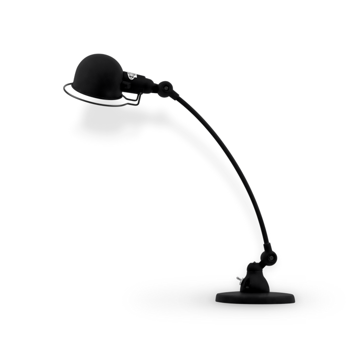 Signal Curved Arm Desk Lamp - SIC400 - Jielde - Table + Task - Matte - Black - RAL9011 - HORNE