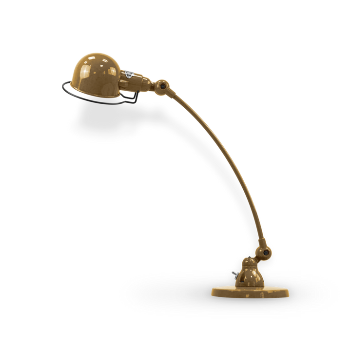 Signal Curved Arm Desk Lamp - SIC400 - Jielde - Table + Task - Glossy - Bronze - RAL1036 - HORNE