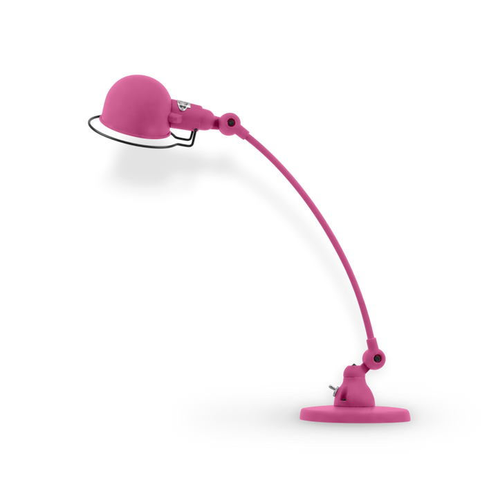 Signal Curved Arm Desk Lamp - SIC400 - Jielde - Table + Task - Matte - Pink - RAL4003 - HORNE