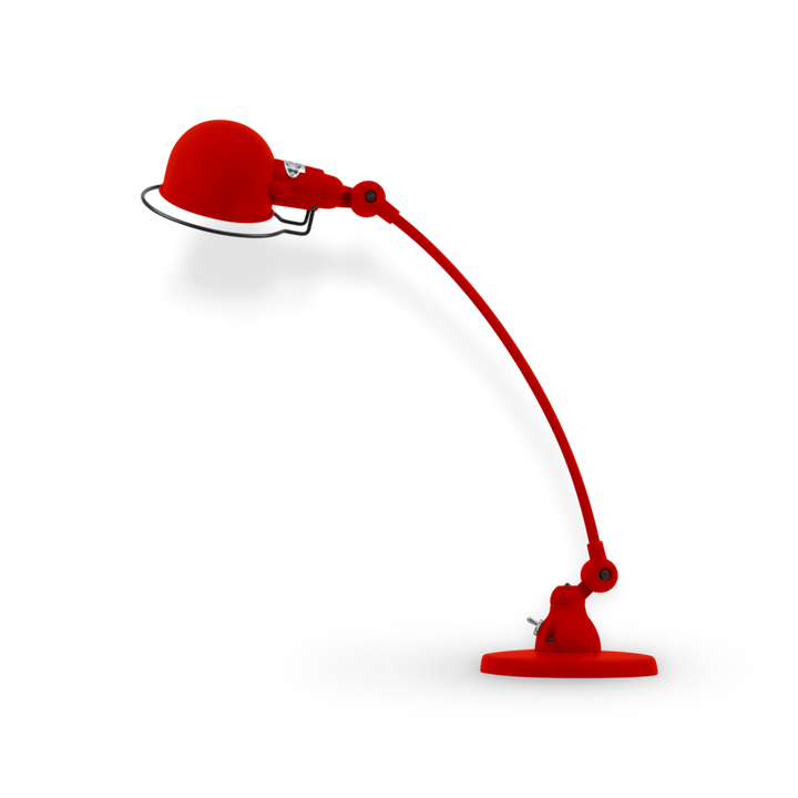 Signal Curved Arm Desk Lamp - SIC400 - Jielde - Table + Task - Matte - Red - RAL3020 - HORNE