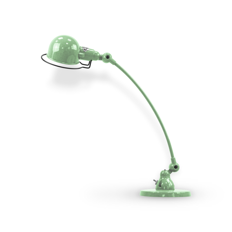 Signal Curved Arm Desk Lamp - SIC400 - Jielde - Table + Task - Matte - Blue - RAL5012 - HORNE