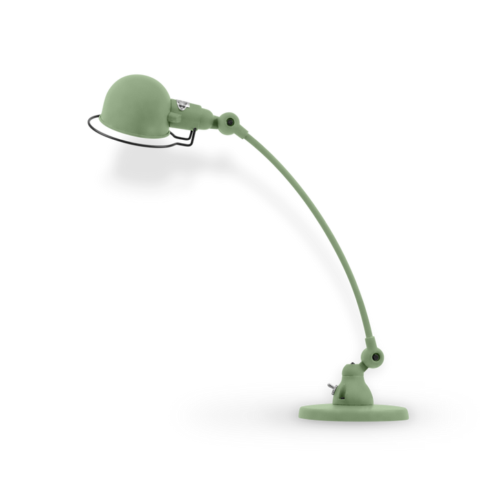 Signal Curved Arm Desk Lamp - SIC400 - Jielde - Table + Task - Matte - Water Green - RAL6019 - HORNE