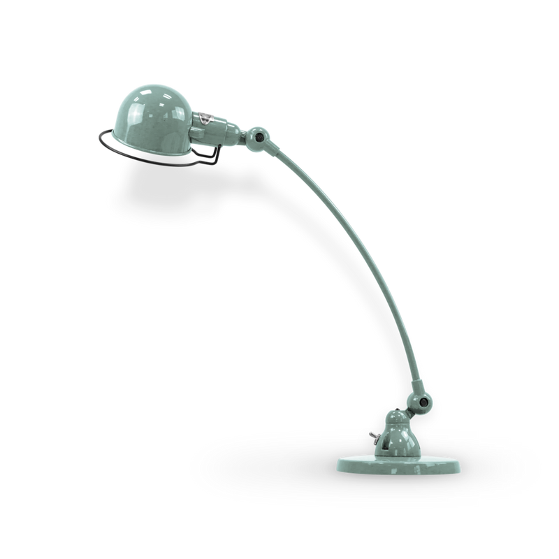 Signal Curved Arm Desk Lamp - SIC400 - Jielde - Table + Task - Matte - Blue - RAL5012 - HORNE