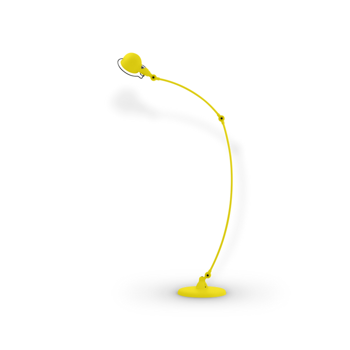 Signal Curved Arm Floor Lamp - SIC843 - Jielde - Floor Lamps - Matte - Yellow Sulfur - RAL1016 - HORNE