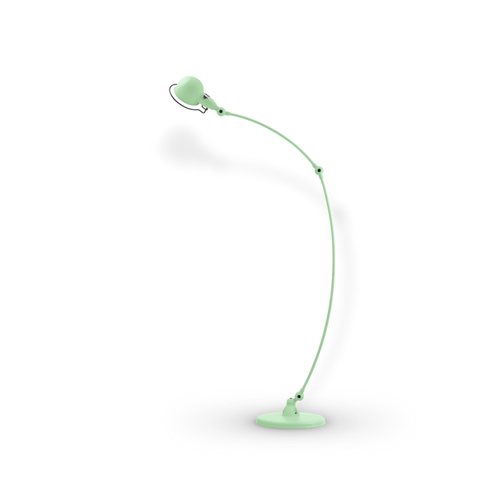 Signal Curved Arm Floor Lamp - SIC843 - Jielde - Floor Lamps - Glossy - Water Green - RAL6019 - HORNE