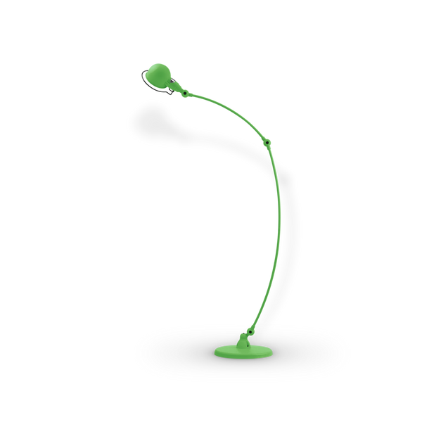 Signal Curved Arm Floor Lamp - SIC843 - Jielde - Floor Lamps - Glossy - Apple Green - RAL6018 - HORNE