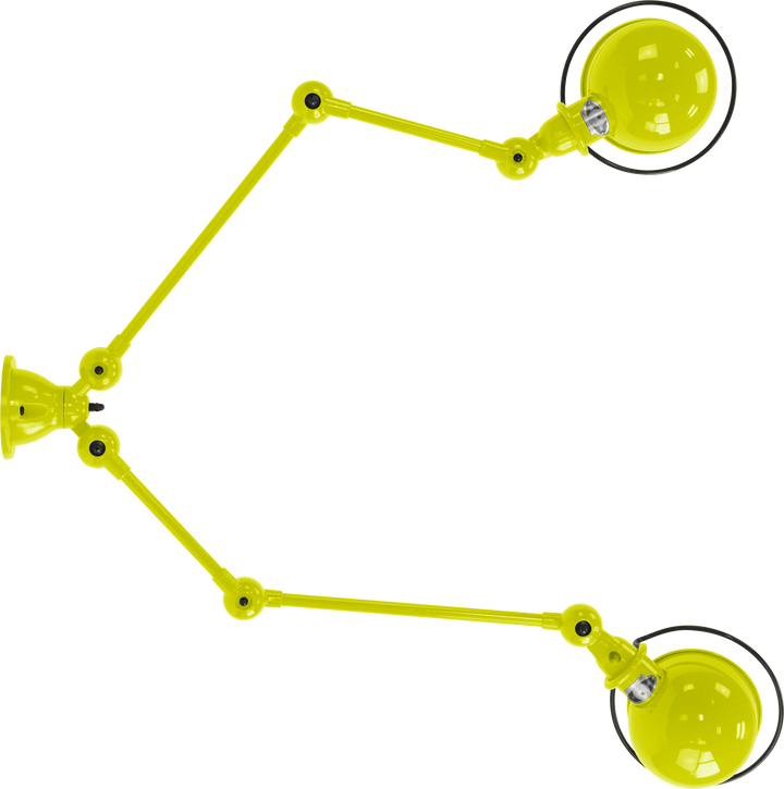 Loft Double - Arm Ceiling Light - SKY4224 - Jielde - Ceiling Lights - Glossy - Yellow Sulfur - RAL1016 - HORNE
