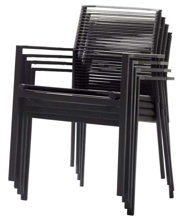 Edge Armchair - Cane Line - Outdoor Furniture - Add Taupe Cushion - HORNE