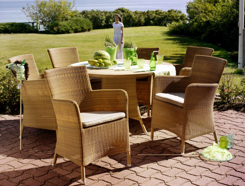 Hampsted Chair - Cane Line - Outdoor Furniture - Taupe - Grey Natté - HORNE