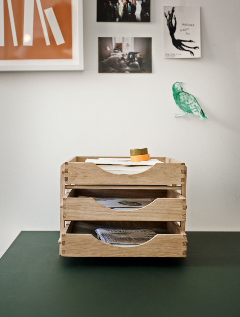 Dania Letter Tray - Skagerak by Fritz Hansen - Storage + Organization - HORNE