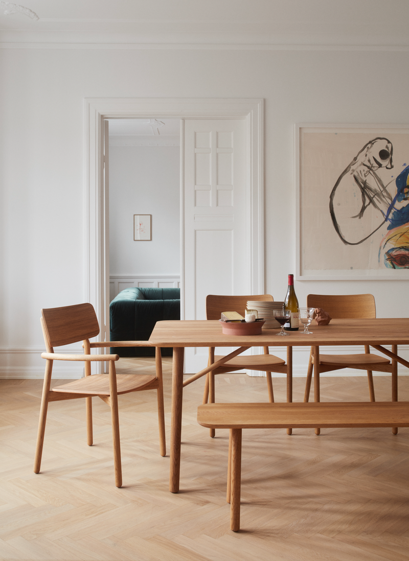Hven Bench - Skagerak by Fritz Hansen - Stools + Benches + Ottomans - No Treatment - HORNE