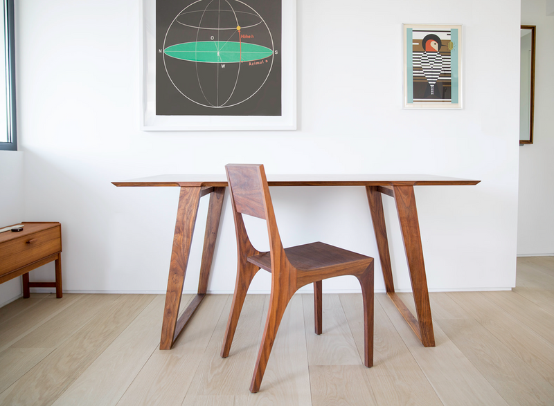 Isometric Table - Black Walnut