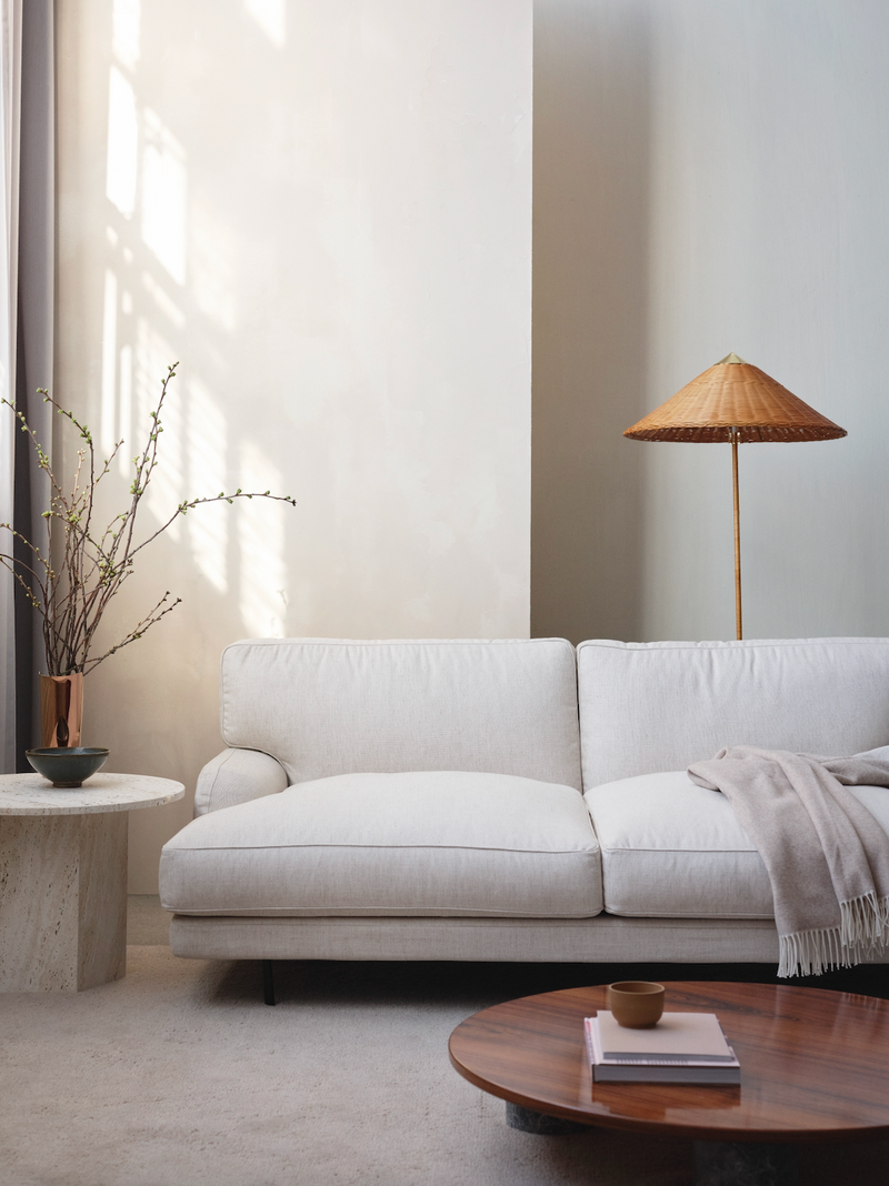 Flaneur Sofa - 2 Seater - Gubi - Sofas - Antique Brass - Gabriel Tempt - 60152 - HORNE