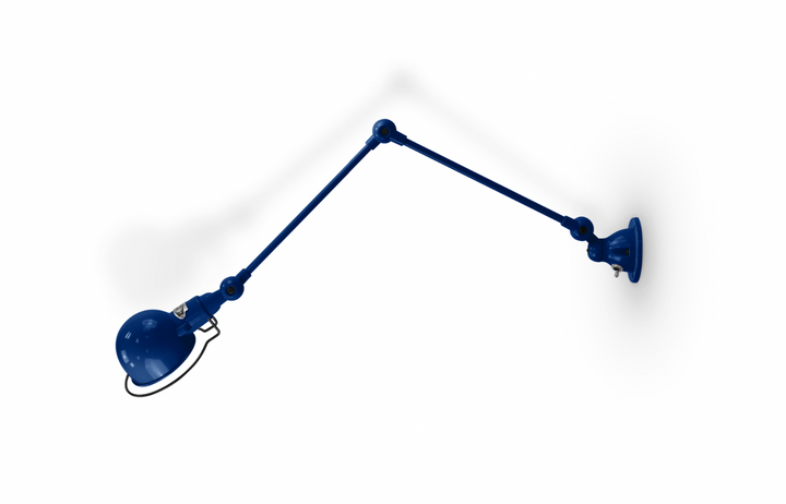 Signal 2 - Arm Wall Sconce - SI331 - Glossy Finish - Jielde - Wall Sconces - No Switch - Sapphire Blue - RAL5003 - HORNE
