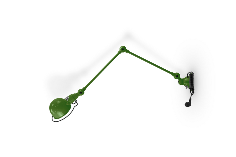 Signal 2 - Arm Wall Sconce - SI331CS - Plug & Cord - Jielde - Wall Sconces - Glossy - Apple Green - RAL6018 - HORNE
