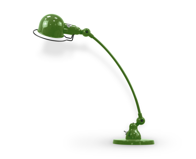 Signal Curved Arm Desk Lamp - SIC400 - Jielde - Table + Task - Matte - Blue - RAL5012 - HORNE