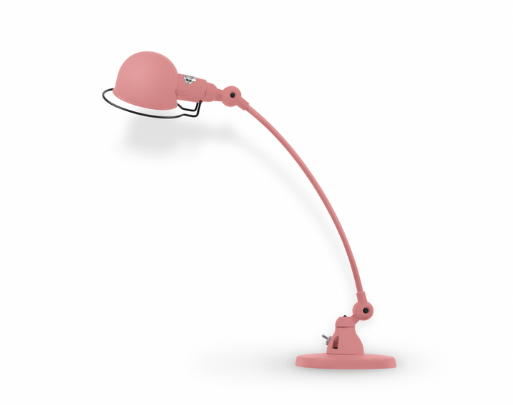 Signal Curved Arm Desk Lamp - SIC400 - Jielde - Table + Task - Matte - Old Rose - RAL3014 - HORNE