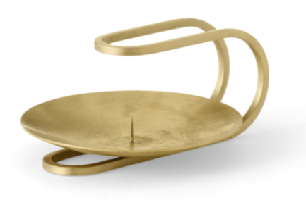 Clip Table Candle Holder - Audo Copenhagen - Candle Holders - Standard - Brass - HORNE