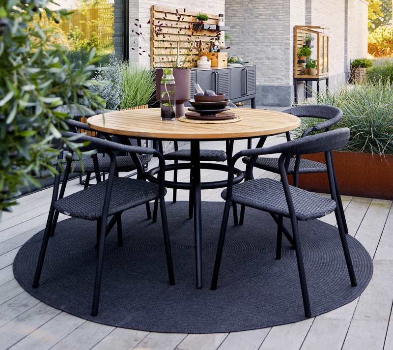 Circle Outdoor Carpet - Cane Line - Outdoor Furniture - Large - Dark Green - HORNE