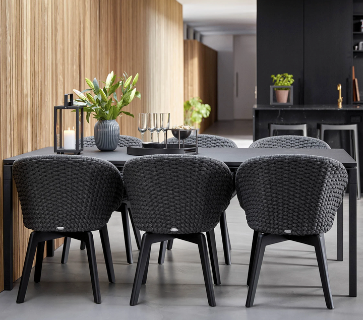Pure Dining Table - Cane Line - Tables + Desks - Small - Light Grey - HORNE