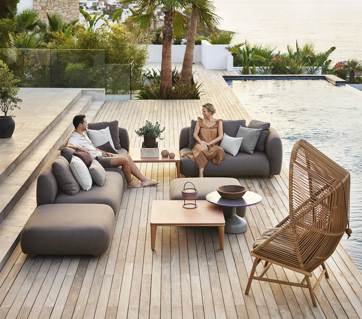 Capture Coffee Table - Cane Line - Outdoor Furniture - Teak - HORNE