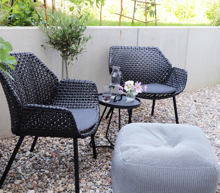 Vibe Lounge Chair - Cane Line - Outdoor Furniture - Black / Graphite - Black Natté - HORNE