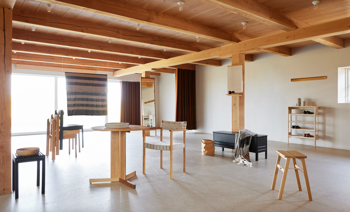 Lightweight Stool - Form + Refine - Stools + Benches + Ottomans - Black - Stained Oak - HORNE