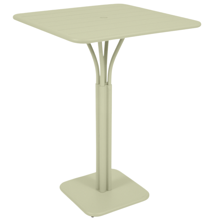 Luxembourg High Pedestal Table 32" x 32" - Fermob - Outdoor Furniture - Willow Green - HORNE