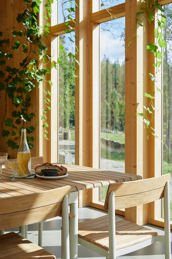 Pelagus Table - Skagerak by Fritz Hansen - Outdoor Furniture - Hunter Green - No Extension Plate - HORNE